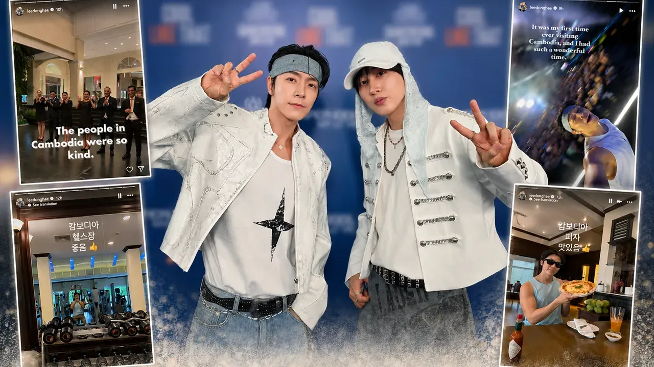 មកកម្ពុជាលើកទី១ Donghae ក្រុម Super Junior ពោលសរសើរប្រជាជនកម្ពុជាមិនដាច់ពីមាត់