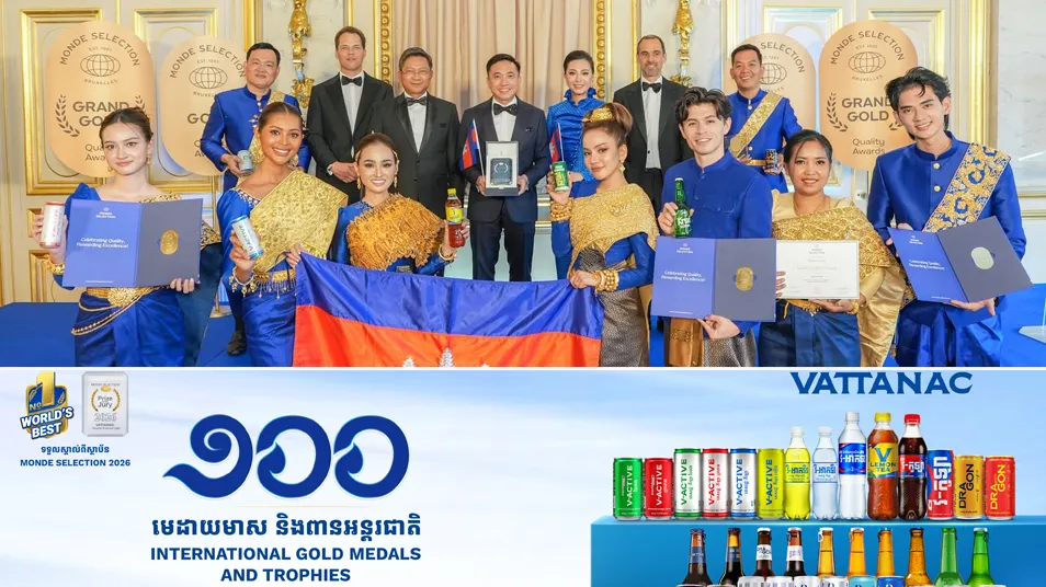 ក្រុមហ៊ុន វឌ្ឍនៈ ទទួលបានសមិទ្ធផលដ៏អស្ចារ្យ មេដាយ និងពានកិត្តិយសអន្តរជាតិចំនួន ១០០