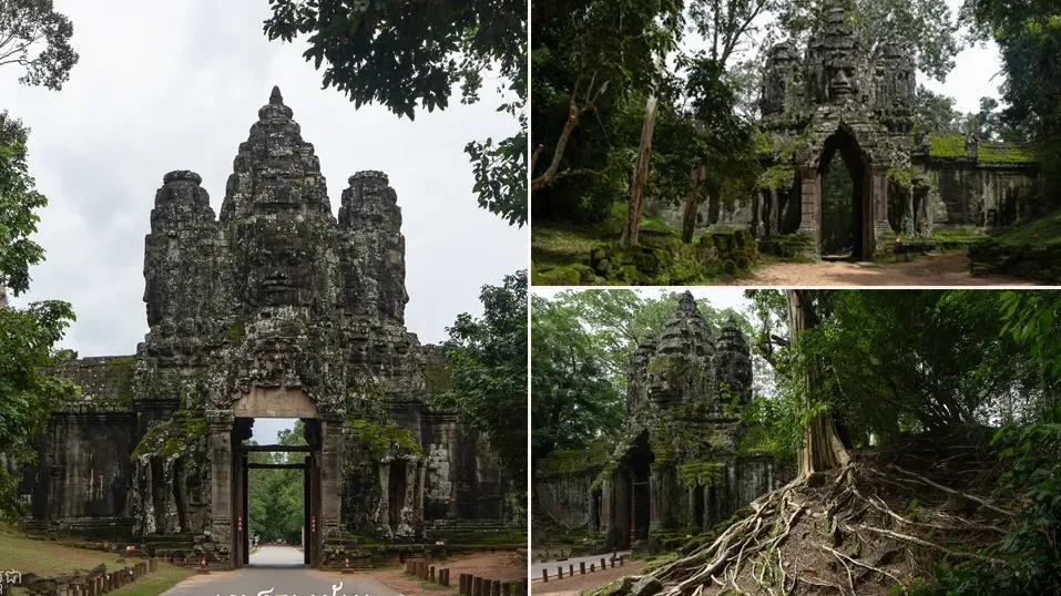 ខ្លោងទ្វារទាំង ៥ នៃរាជធានីអង្គរធំត្រូវបានសាងសង់ក្នុងគោលបំណងខុសៗគ្នាបែបណាកាលពីសម័យដើម?