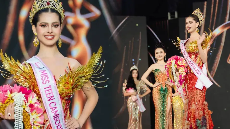 ជាប់បាក់ឌុបភ្លាម កូនខ្មែរកាត់បារាំង Esnault Myline ចូលប្រកួត និងឈ្នះមកុដ Miss Teen Cambodia 2026 ភ្លែត