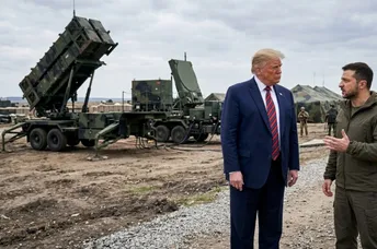 លោក Zelensky ថា លោក Trump បង្ហាញសញ្ញាវិជ្ជមានលើការផ្តល់អាជ្ញាបណ្ណផលិតមីស៊ីលសំណាញ់មេឃដល់ អ៊ុយក្រែន - AMS Article Thumbnail