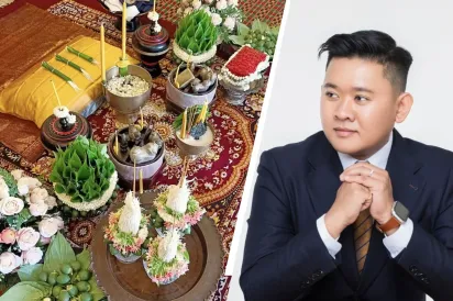 លោក ឡន សីលបុត្រ អ្នកជំនាញជំនាន់ថ្មី នៅពីក្រោយកិច្ច​ពិធីមង្គលបែបខ្មែរពីដូនតា ក្នុងសង្គមខ្មែរសម័យទំនើប