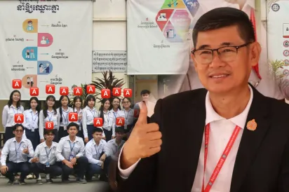 នាយក​ N​GS វិទ្យាល័យ​ព្រះ​ស៊ីសុវត្ថិ​ ​បង្ហាញ​អាថ៌កំបាំង​ ​នៅ​ពីក្រោយ​ ​សិស្ស​មួយ​ថ្នាក់ ​ទទួល​បាន​និទ្ទេស​ A ​៣២​នាក់​