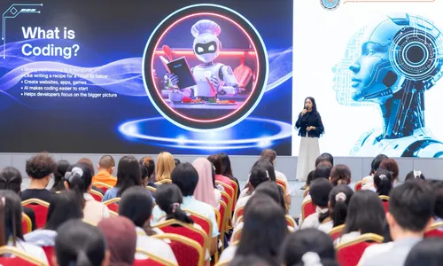 យុគសម័យ AI លោកស្រី សំណាង វិធាវី លើកទឹកចិត្តក្មេងស្រីឱ្យចាប់យកជំនាញបច្ចេកវិទ្យា