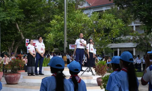 រដ្ឋមន្រ្តីក្រសួងព័ត៌មាន ណែនាំសិស្សានុសិស្សជឿតែព័ត៌មានមកពីប្រភពផ្លូវការ​ កុំចែករំលែកព័ត៌មានក្លែងក្លាយ នាំឱ្យអន្តរាយដល់សង្គម