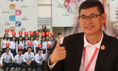 នាយក​ N​GS វិទ្យាល័យ​ព្រះ​ស៊ីសុវត្ថិ​ ​បង្ហាញ​អាថ៌កំបាំង​ ​នៅ​ពីក្រោយ​ ​សិស្ស​មួយ​ថ្នាក់ ​ទទួល​បាន​និទ្ទេស​ A ​៣២​នាក់​