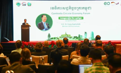 កម្ពុជាជំរុញការកាត់បន្ថយសំណល់ និងការពារបរិស្ថាន ដើម្បីពង្រឹងភាពស្អាត និងភាពបៃតង