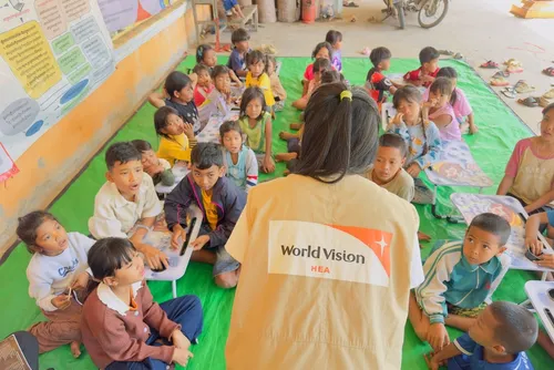 កុមារជាង៣លាននាក់ទទួលជំនួយមនុស្សធម៌ និងអប់រំ ពីអង្គការទស្សនៈពិភពលោក