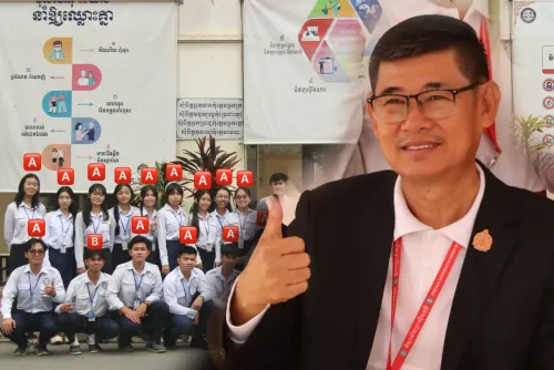 នាយក​ N​GS វិទ្យាល័យ​ព្រះ​ស៊ីសុវត្ថិ​ ​បង្ហាញ​អាថ៌កំបាំង​ ​នៅ​ពីក្រោយ​ ​សិស្ស​មួយ​ថ្នាក់ ​ទទួល​បាន​និទ្ទេស​ A ​៣២​នាក់​