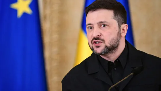 លោក ហ្សេលេនស្គី ចោទ រុស្ស៊ី សំងំបញ្ជូនយន្តហោះដ្រូនអត្តឃាតឱ្យ អ៊ីរ៉ង់ - AMS Article Thumbnail