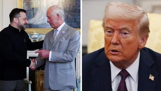 ជំនួបស្តេចអង់គ្លេស និង លោក ត្រាំ ហាមអ្នកកាសែតចូល បារម្ភថា មានទិដ្ឋភាពប្រកែកគ្នា ដូចជាមួយ លោក ហ្សែលេនស្គី - AMS Article Thumbnail