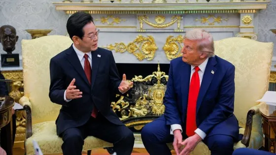 លោក Trump ប្រាប់ កូរ៉េខាងត្បូង ថា អាមេរិក-ចិន នឹងរួមចំណែករក្សាសន្តិភាព និងស្ថិរភាពនៅលើឧបទ្វីបកូរ៉េ - AMS Article Thumbnail