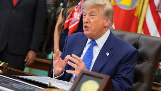 លោក Trump ព្រមានថា ការប្រើកម្លាំងយោធាទ្រង់ទ្រាយធំប្រឆាំងអ៊ីរ៉ង់ នៅតែជាជម្រើសលើតុ - AMS Article Thumbnail