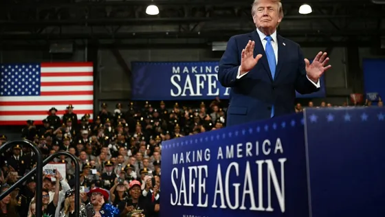 លោក Trump ត្រៀមប្រកាសដាក់ច្រកសមុទ្រ Hormuz ជាដែនដីរបស់ អាមេរិក - AMS Article Thumbnail
