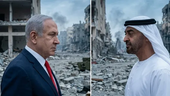 លោក Netanyahu ធ្វើដំណើរដោយសម្ងាត់ទៅកាន់ អេមីរ៉ាត់អារ៉ាប់រួម - AMS Article Thumbnail