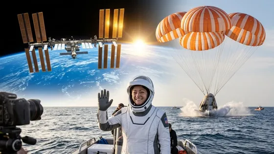 អវកាសយានិក NASA ត្រឡប់មកផែនដីវិញដោយសុវត្ថិភាព ក្រោយបញ្ចប់បេសកកម្មចំនួន ២៣៧ ថ្ងៃ នៅស្ថានីយអវកាសអន្តរជាតិ - AMS Article Thumbnail