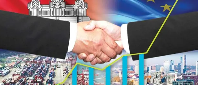 ក្រុមប្រឹក្សាធុរកិច្ចសហភាពអឺរ៉ុប-អាស៊ាន ៖ កម្ពុជា ជាទីផ្សារកំពុងលេចធ្លោដ៏សំខាន់ដែលភ្ជាប់អាស៊ីអាគ្នេយ៍ជាមួយអឺរ៉ុប - AMS Article Thumbnail