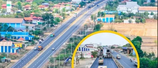 វឌ្ឍនភាពគម្រោងពង្រីកផ្លូវជាតិលេខ៧ ពីស្គន់ទៅក្រុងកំពង់ចាម សម្រេចបានជិត ៩០ភាគរយ - AMS Article Thumbnail