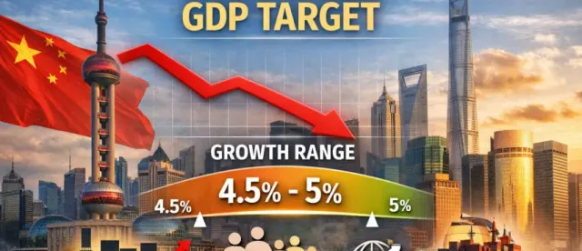 ចិន កំណត់គោលដៅកំណើនសេដ្ឋកិច្ចចន្លោះពី ៤,៥% ទៅ ៥% សម្រាប់ឆ្នាំ២០២៦ - AMS Article Thumbnail