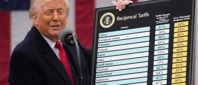 រដ្ឋបាលលោក Trump នឹងសងលុយសរុបជាង ១៦០ ពាន់លានដុល្លារ ពាក់ព័ន្ធនឹងពន្ធបដិការខុសច្បាប់ - AMS Article Thumbnail