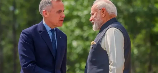 Thumbnail for នាយករដ្ឋមន្ត្រីកាណាដា ផ្តើមពង្រឹងកិច្ចសហប្រតិបត្តិការជាមួយឥណ្ឌាឡើងវិញបន្ទាប់មានភាពតានតឹងការទូត