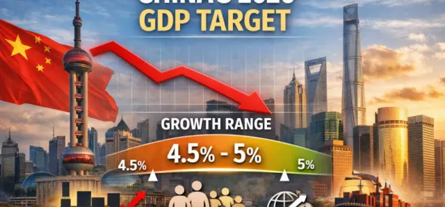 Thumbnail for ចិន កំណត់គោលដៅកំណើនសេដ្ឋកិច្ចចន្លោះពី ៤,៥% ទៅ ៥% សម្រាប់ឆ្នាំ២០២៦