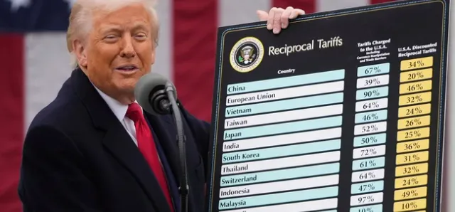 Thumbnail for រដ្ឋបាលលោក Trump នឹងសងលុយសរុបជាង ១៦០ ពាន់លានដុល្លារ ពាក់ព័ន្ធនឹងពន្ធបដិការខុសច្បាប់