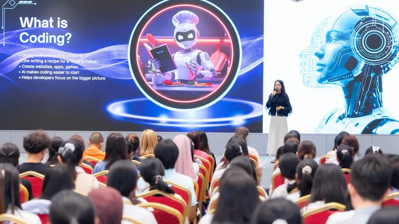 យុគសម័យ AI លោកស្រី សំណាង វិធាវី លើកទឹកចិត្តក្មេងស្រីឱ្យចាប់យកជំនាញបច្ចេកវិទ្យា