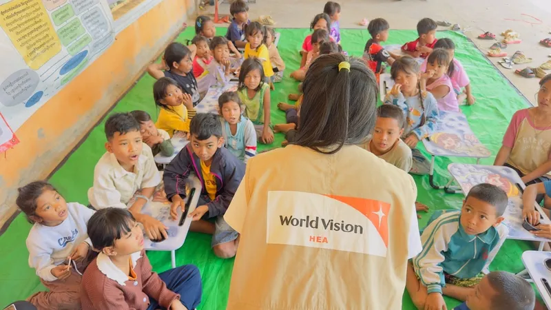 កុមារជាង៣លាននាក់ទទួលជំនួយមនុស្សធម៌ និងអប់រំ ពីអង្គការទស្សនៈពិភពលោក