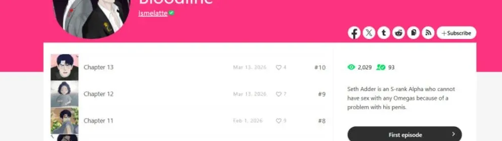 Image for article: ផ្ដើមចេញក្ដីស្រមៃច្នៃចេញជារូបភាព! Bloodline ស្នាដៃរឿងគំនូររូបភាពរបស់កូនខ្មែរដំបូងបង្អស់នៅលើ webtoon