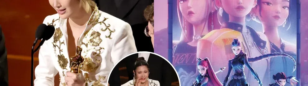 Image for article: ធ្លាប់តែត្រូវគេសើចចំអកព្រោះចង់ធ្វើតារាខេប៉ុប Ejae ឡើងទទួលពាន Oscar ដោយមោទកភាព