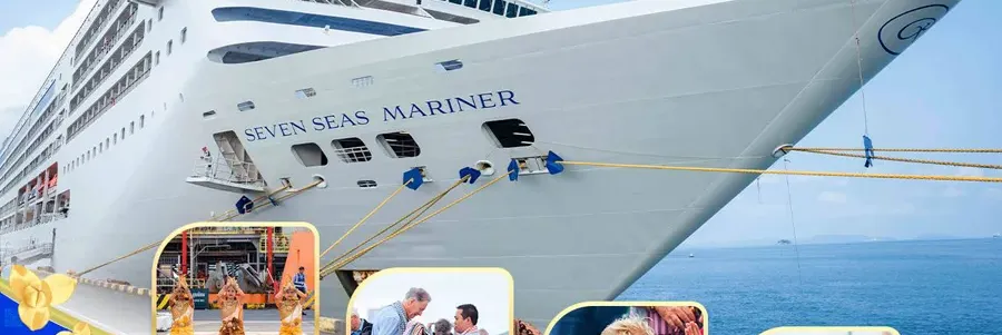 កំពង់ផែស្វយ័តក្រុងព្រះសីហនុ ទទួលនាវាទេសចរណ៍បរទេសមួយគ្រឿងទៀតហើយ - Main Article Image