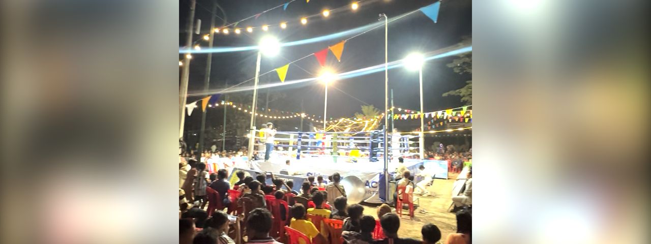 Image for article: ប្លែកភ្នែកដែរ សង្ក្រាន្តវត្តមួយនៅខេត្តព្រះវិហារ មានការរៀបចំគូគុនខ្មែរថ្នាលឆ្នើមៗ ៩គូ ធ្វើឲ្យទស្សនាជក់ចិត្តក្រៃលេង