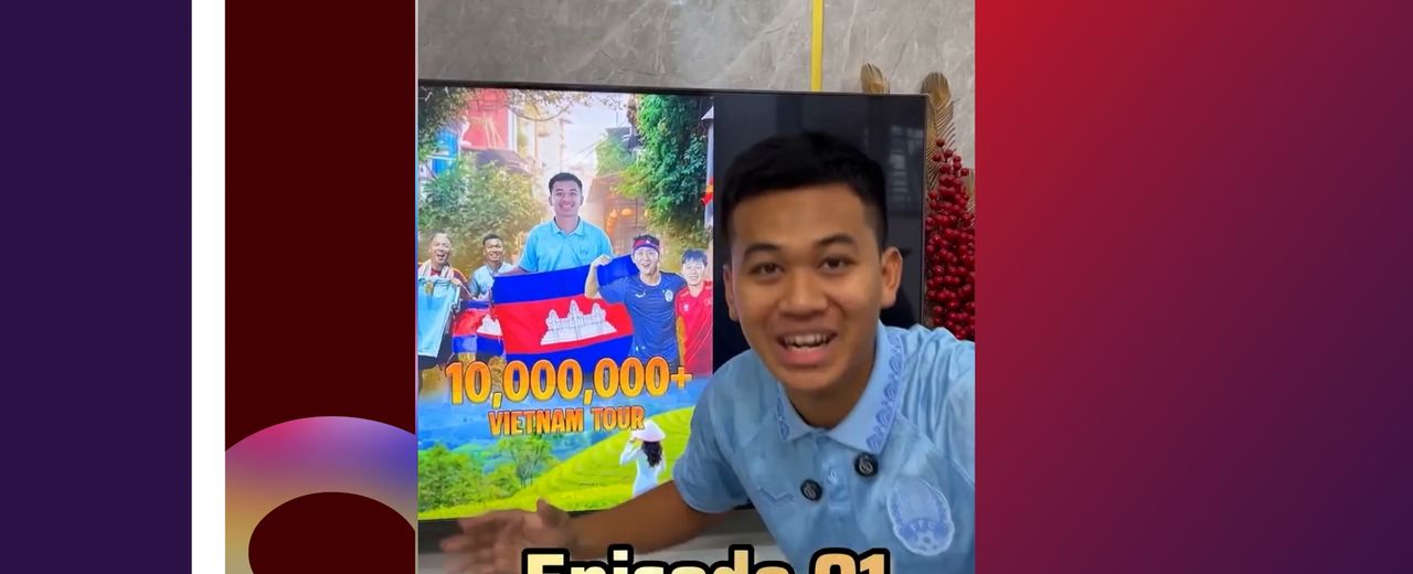 រិទ្ធីសក្ដិ អ្នកបង្កើតមាតិកាបាល់ទាត់នៅកម្ពុជា ក្នុងដំណើរនាំទង់ជាតិកម្ពុជាទៅកាន់ពិភពលោកទទួលបានអ្នកទស្សនា១០លានដងក្នុងបណ្ដាញសង្គមរបស់ខ្លួន