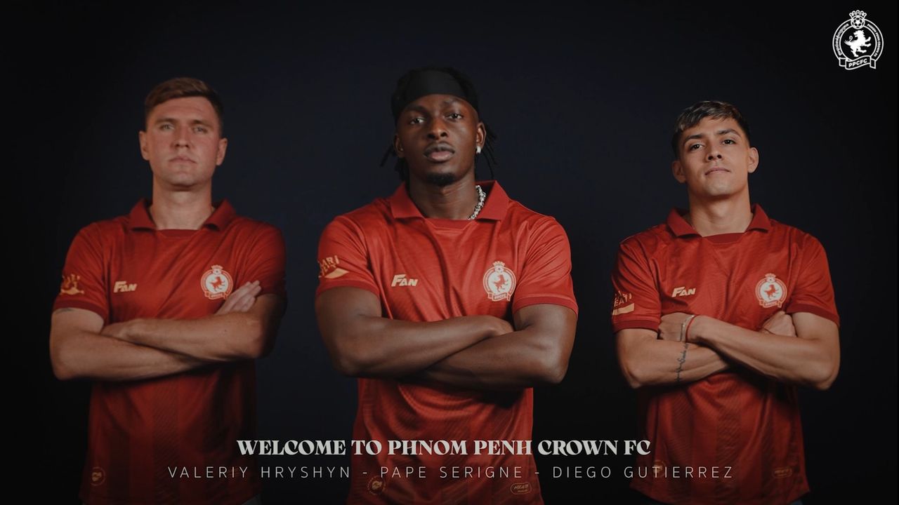 មិនមែនមួយ ហើយក៏មិនមែន២ ភ្នំពេញក្រោន ប្រកាសនាំចូលកីឡាករថ្មីដល់ទៅ៣រូប សម្រាប់ប្រកួតប្រជែងក្នុង AFC Challenge Leageu