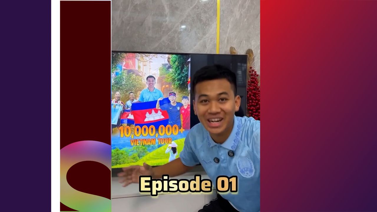 រិទ្ធីសក្ដិ អ្នកបង្កើតមាតិកាបាល់ទាត់នៅកម្ពុជា ក្នុងដំណើរនាំទង់ជាតិកម្ពុជាទៅកាន់ពិភពលោកទទួលបានអ្នកទស្សនា១០លានដងក្នុងបណ្ដាញសង្គមរបស់ខ្លួន