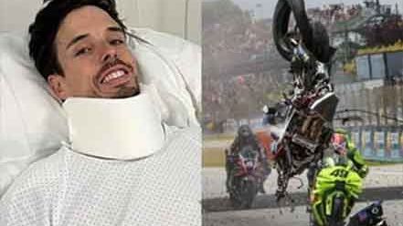 អ្នកប្រណាំង MotoGP ពីររូបត្រូវបញ្ជូនទៅមន្ទីរពេទ្យជាបន្ទាន់ ក្រោយគ្រោះថ្នាក់ដ៏រន្ធត់ក្នុងព្រឹត្តិការណ៍ Catalan GP