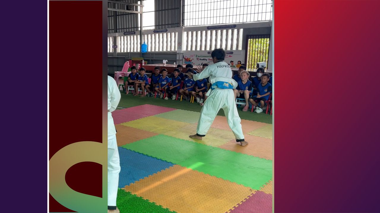 យុវជន សុខុន សីហនុត ចែករំលែកបទពិសោធនផ្លាស់ប្តូរខ្លួនឯងតាមរយៈកីឡា និងជំរុញឱ្យអាណាព្យាបាលបញ្ជូនកូនៗមកហាត់កីឡា