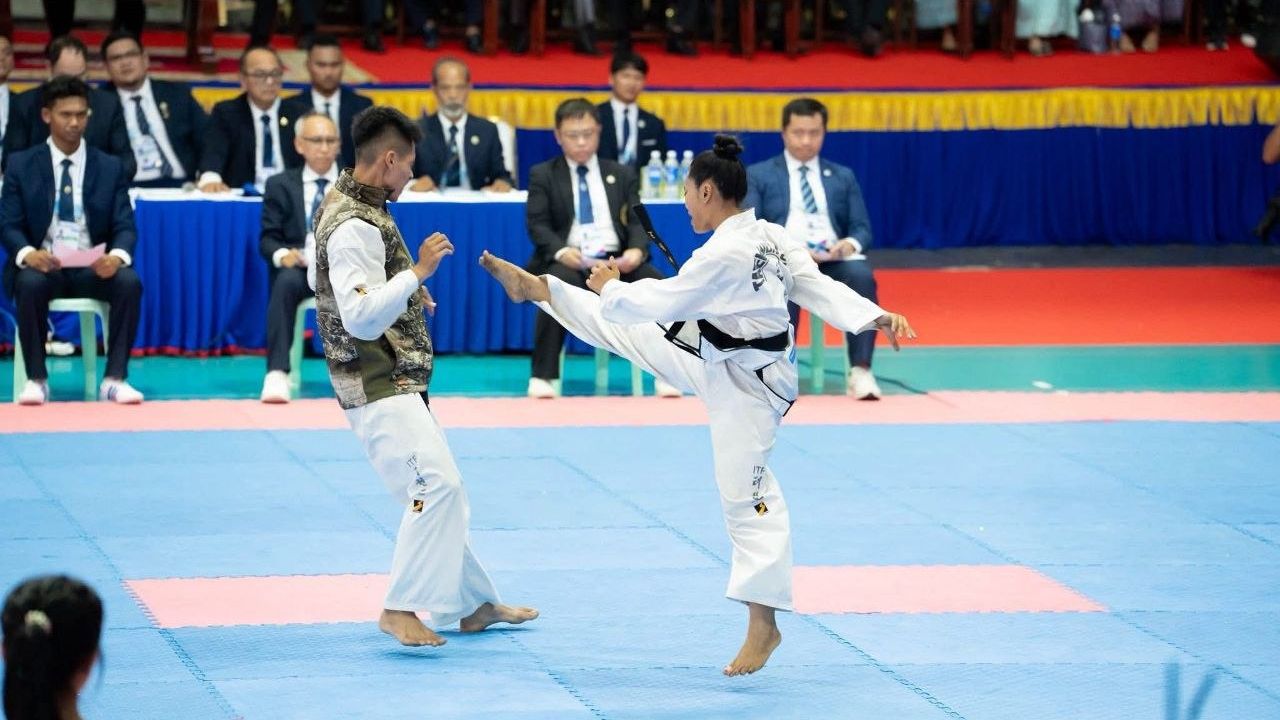 បទពិសោធដ៏ល្អពីតេក្វាន់ដូ ITF ជើងឯកអាស៊ី ២០២៤ ជាទុនពង្រឹងសមត្ថភាពសម្រាប់កីឡាការិនី តូច ឧត្ដម ត្រៀមប្រកួតឆ្នាំនេះ