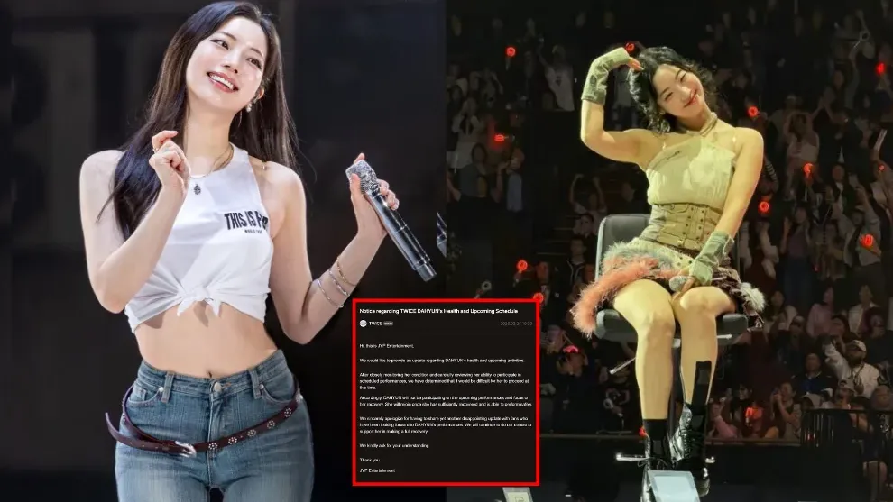 Dahyun បន្តអវត្តមានលើឆាក​ This Is For World Tour ខណៈបញ្ហាបាក់ឆ្អឹងកជើងនៅមិនទាន់ធូរស្បើយ