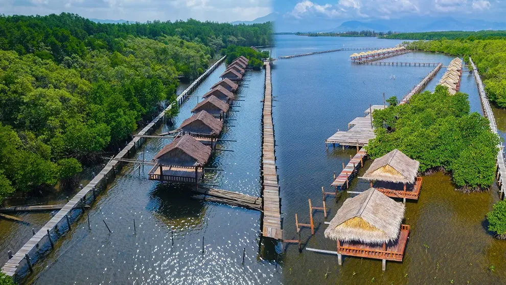 សហគមន៍នេសាទកំពង់សាមគ្គី កន្លែងលម្ហែបែបធម្មជាតិ ក្នុងស្រុកទឹកឈូ