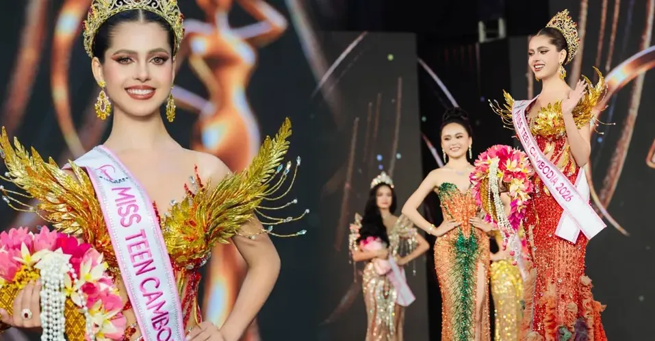ជាប់បាក់ឌុបភ្លាម កូនខ្មែរកាត់បារាំង Esnault Myline ចូលប្រកួត និងឈ្នះមកុដ Miss Teen Cambodia 2026 ភ្លែត