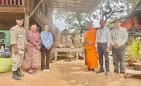វត្ថុបុរាណ ៧ ប្រភេទពលរដ្ឋប្រទះលើទឹកដីជាំក្សាន្តនាពេលកន្លងអាជ្ញាធរជាតិព្រះវិហាររក្សាទុកហើយ