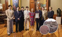 BTS ចូលជួបប្រធានាធិបតីម៉ិកស៊ិក ខណៈអ្នកគាំទ្រជាង ៥ម៉ឺននាក់រង់ចាំជួបនៅមុខវិមានជាតិ