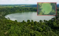 បឹងយក្សឡោម ជាស្លាកស្នាមពីសំណល់បន្ទុះភ្នំភ្លើងកាលពី រាប់ពាន់ឆ្នាំមុន