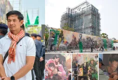 ផ្ទាំងគំនូរសិល្បៈ រំលេចការឈឺចាប​របស់រាស្ត្រខ្មែរ បើកបង្ហាញជាផ្លូវការថ្ងៃនេះហើយ