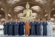 សង្ឃសៅលីង បានមកដល់កម្ពុជាត្រៀមចូលរួមសម្ដែង ក្បាច់គុនចម្រុះ កម្ពុជា-ចិន លើទឹកដីអង្គរ