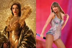 Anne Hathaway សិក្សាពីការប្រគំតន្ត្រីរបស់ Taylor Swift ដើម្បីសម្ដែងជា អ្នកចម្រៀង ក្នុងរឿង Mother Mary - Article