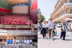 តារាហូលីវូដ Angelina Jolie ទៅពិនិត្យមើលរោងមហោស្រពប្រាសាទមាស និងរោងភាពយន្តបាត់ដំបង ដែលមានវ័យចំណាស់ - Article