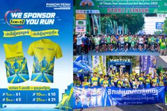 ១គីឡូម៉ែត្រ ស្មើនឹង $១ ក្រុមហ៊ុន វឌ្ឍនៈ នឹងបរិច្ចាគទឹកប្រាក់តាមចង្ងាយដែលអ្នកបានរត់ក្នុងទិវារត់ប្រណាំងភ្នំពេញអន្តរជាតិពាក់កណ្តាលម៉ារ៉ាតុងលើកទី ១៤ ក្នុងចលនាសប្បុរសធម៌ - Article